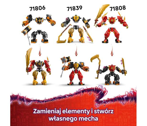 LEGO Ninjago 71839 Mech bojowy spinjitzu Arina - 1331652 - zdjęcie 6